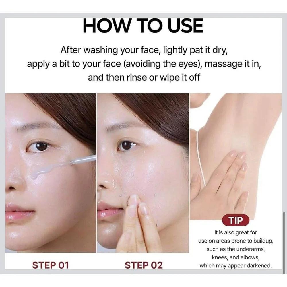 Peel Shot Glow Black Rice Peeling Ampoule 80Ml, Dead Skin Gentle Exfoliating Amp